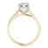 2 CTW Certified VS/SI Diamond Solitaire Ring 14K Yellow - 2