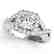 2 CTW Certified VS/SI Diamond Solitaire Halo Ring 14K