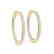 2.25 CTW Diamond VS/SI Certified 25 Mm Hoop Earrings - 2