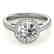 0.8 CTW Certified VS/SI Diamond Solitaire Halo Ring 14K