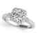 1.35 CTW Certified VS/SI Diamond Solitaire Halo Ring