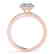 0.65 CTW Certified VS/SI Diamond Solitaire Halo Ring - 2
