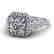 1 CTW Solitaire Certified VS/SI Diamond Ring 18K White - 2