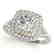 1.45 CTW Certified VS/SI Diamond Solitaire Halo Ring
