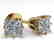 1.0 CTW VS/SI Princess Diamond Stud Solitaire Earrings