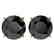 4.19 CTW Fancy Black VS Diamond Solitaire Stud Earrings