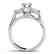 1.75 CTW Certified VS/SI Diamond 3 Stone Ring 14K White - 2