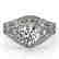 0.87 CTW Certified VS/SI Diamond Solitaire Antique Ring