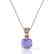 2 CTW Tanzanite Designer Inspired Solitaire Necklace - 2