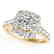 1.5 CTW Certified VS/SI Diamond Solitaire Halo Ring 14K