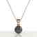 2 CTW Black VS/SI Diamond Inspired Solitaire Necklace - 2