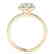 1.5 CTW Certified VS/SI Diamond Solitaire Halo Ring 14K - 2
