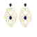 7 CTW Sapphire & Micro VS/SI Diamond Heart Earrings