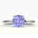 2 CTW Cushion Cut Tanzanite Designer Engagement Ring