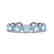 23 CTW Aquamarine & Micro Pave VS/SI Diamond Bracelet