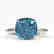 6 CTW London Blue Topaz Designer Inspired Solitaire