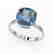 6 CTW London Blue Topaz Designer Inspired Solitaire - 2