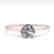 0.50 CTW VS/SI Diamond Art Deco Ring 14K Rose Gold