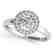 1.15 CTW Certified VS/SI Diamond Solitaire Halo Ring - 2