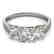 0.5 CTW Certified VS/SI Diamond 3 Stone Ring 14K White