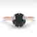 1.50 CTW Black Certified Diamond Solitaire 14K Rose