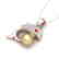 0.65 CTW VS/SI Diamond & Golden Pearl Dolphin Necklace