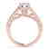 1.4 CTW Certified VS/SI Diamond Solitaire Ring 14K Rose - 2