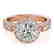 2 CTW Certified VS/SI Diamond Solitaire Halo Ring 14K