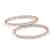 3 CTW Diamond VS/SI Certified 20 Mm Hoop Earrings 14K