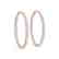 3 CTW Diamond VS/SI Certified 20 Mm Hoop Earrings 14K - 2