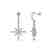 0.75 CTW Micro Pave Blue & White VS/SI Diamond Earrings - 2