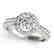 1.5 CTW Certified VS/SI Diamond Solitaire Halo Ring 14K