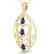 3.50 CTW Tanzanite & Micro VS/SI Diamond Heart Necklace - 2