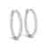 2.75 CTW Diamond VS/SI Certified 38 Mm Hoop Earrings - 2