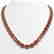 60.49 CTW Tourmaline & Diamond Halo Necklace 10K Rose