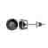 1.61 CTW Fancy Black VS Diamond Solitaire Stud Earrings - 2