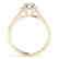 0.85 CTW Certified VS/SI Diamond Solitaire Halo Ring - 2