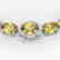 45.25 CTW Citrine & VS/SI Diamond Tennis Micro Pave