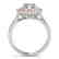 1.5 CTW Certified VS/SI Diamond Solitaire Halo Ring 14K - 2