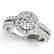 1.5 CTW Certified VS/SI Diamond Solitaire Halo Ring 14K