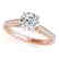 0.4 CTW Certified VS/SI Diamond Solitaire Antique Ring