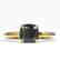 3 CTW Cushion Cut Black VS/SI Diamond Designer