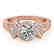 1.56 CTW Certified VS/SI Diamond Solitaire Halo Ring