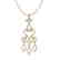 1.60 CTW VS/SI Diamond Micro Pave Designer Necklace 14K - 2