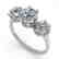 2 CTW Certified VS/SI Diamond Art Deco Ring 14K White - 2