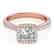 1.15 CTW Certified VS/SI Princess Diamond Solitaire