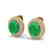 9.20 CTW Emerald & Micro Pave VS/SI Diamond Earrings
