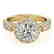 2 CTW Certified VS/SI Diamond Solitaire Halo Ring 14K