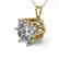 1 CTW VS/SI Cushion Cut Diamond Art Deco Necklace 14K