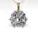 1 CTW VS/SI Cushion Cut Diamond Art Deco Necklace 14K - 2